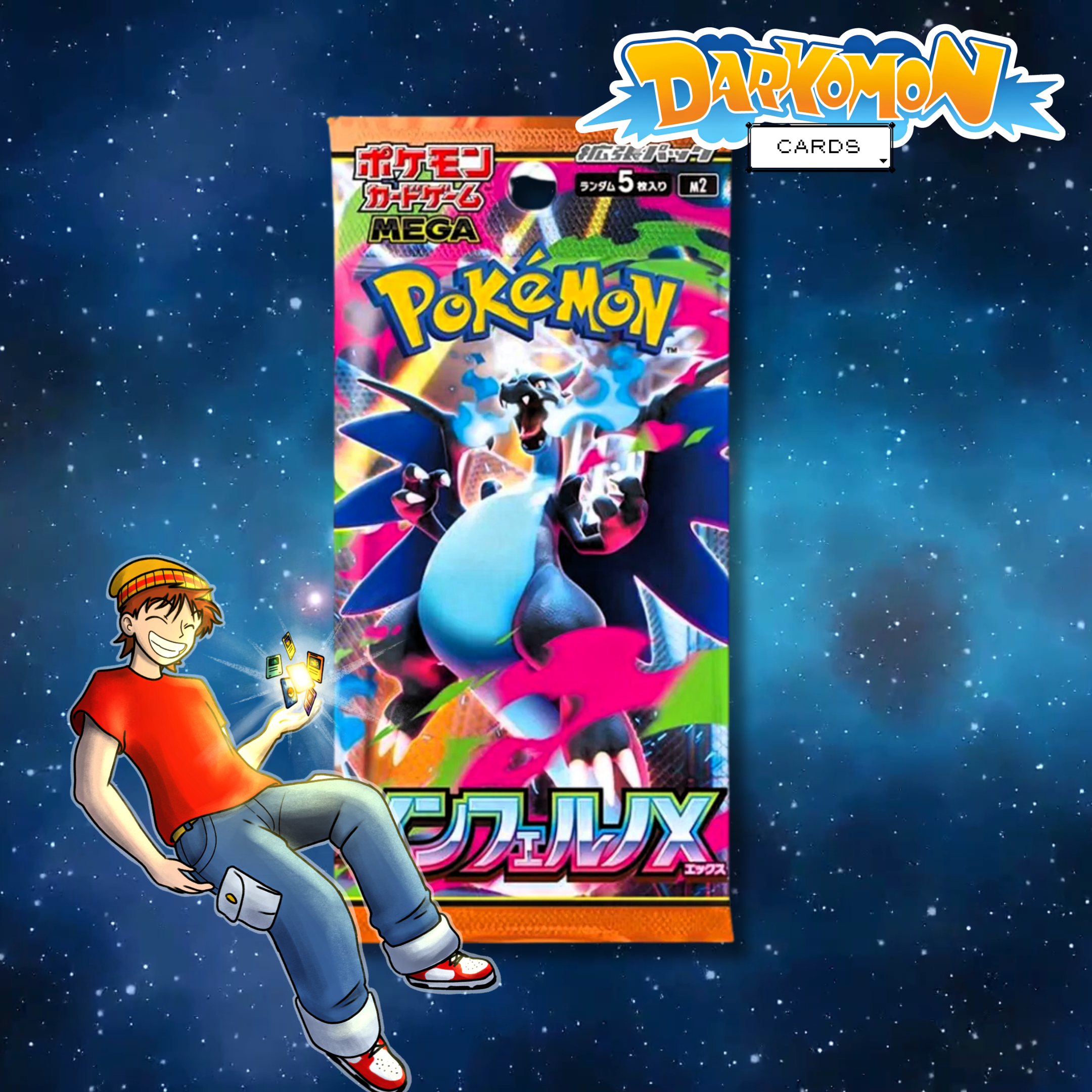 Pokemon Mega Inferno X jap bustina singola