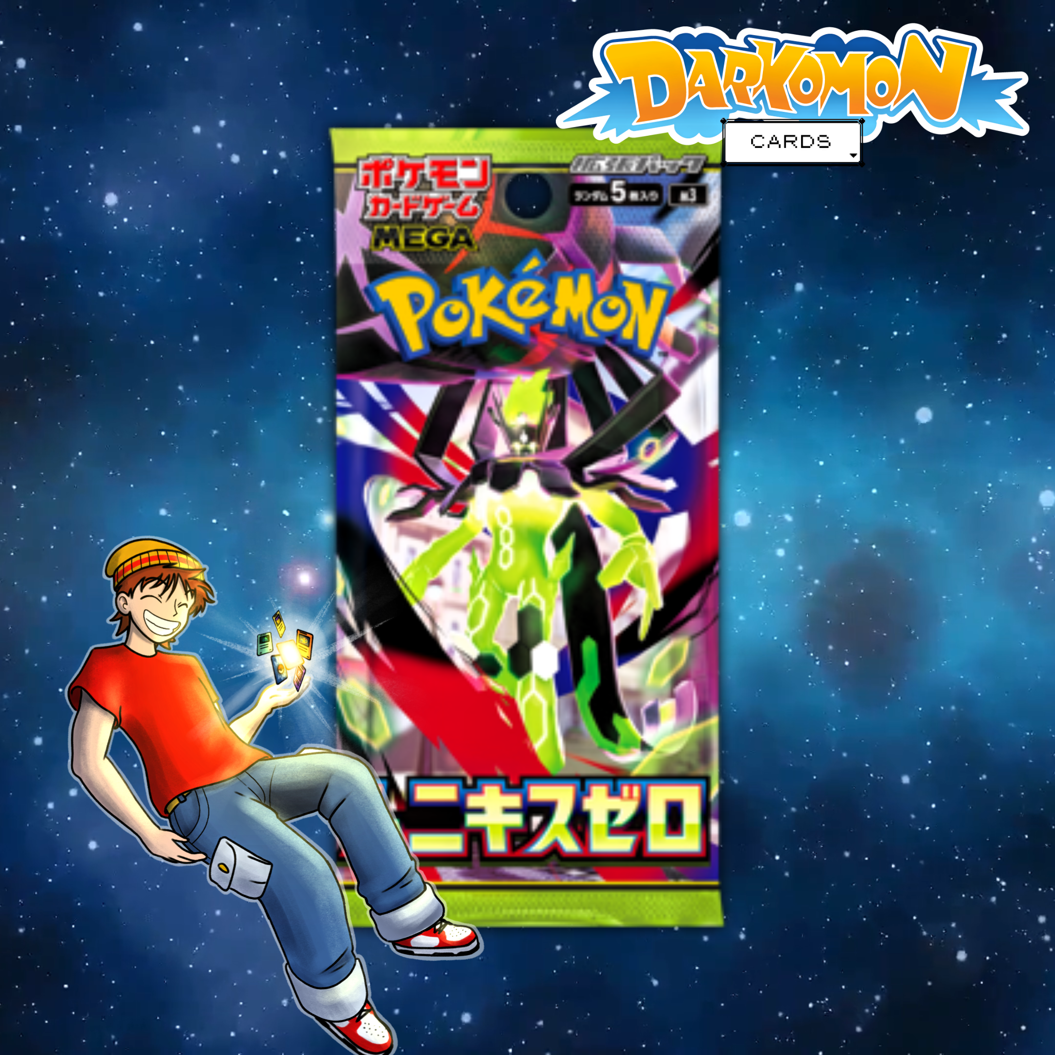 Pokemon Mega Nihil zero Jap bustina singola