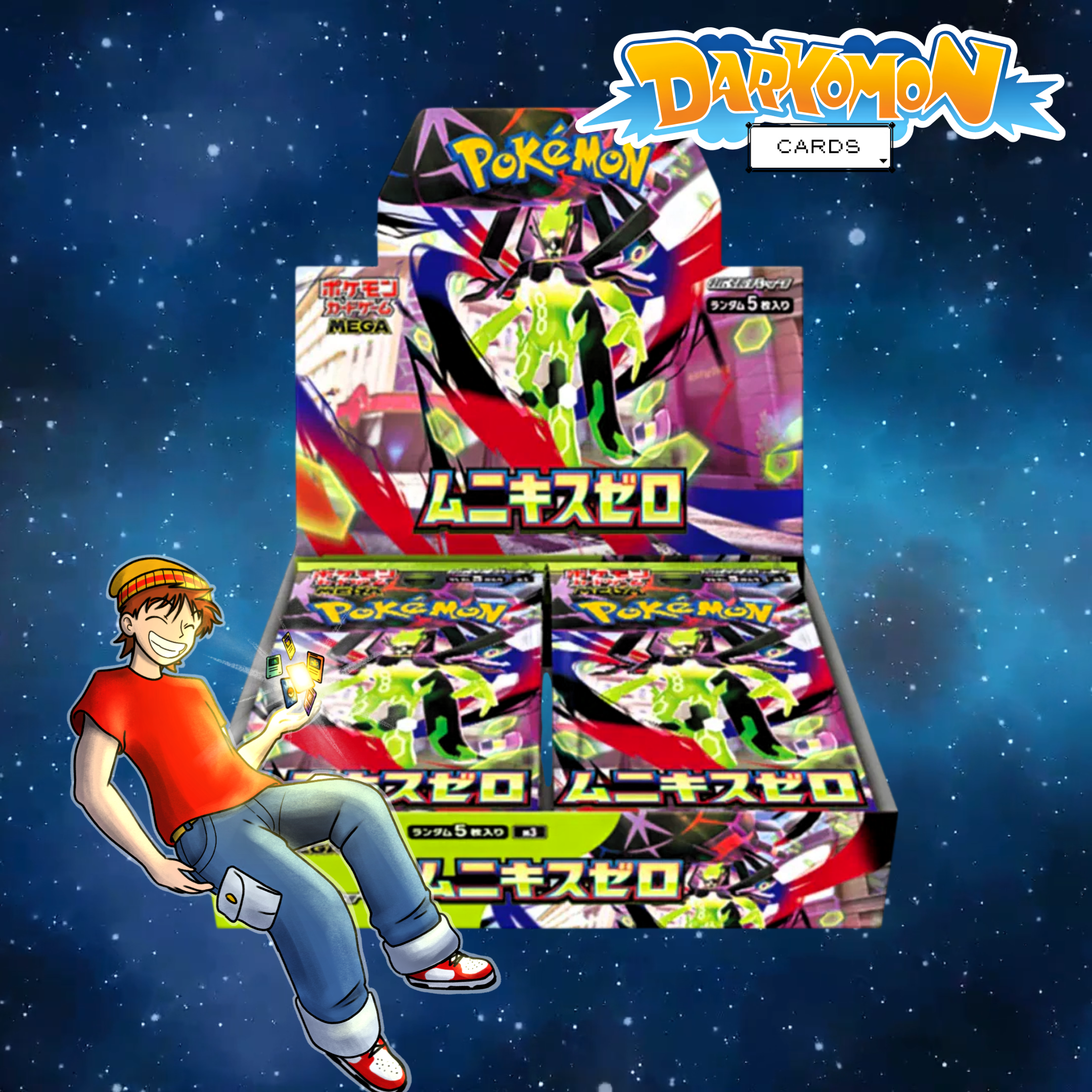 Pokemon Mega nihil zero jap box intero